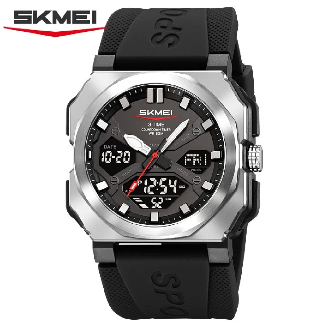SKMIE Men's Three Time Watch