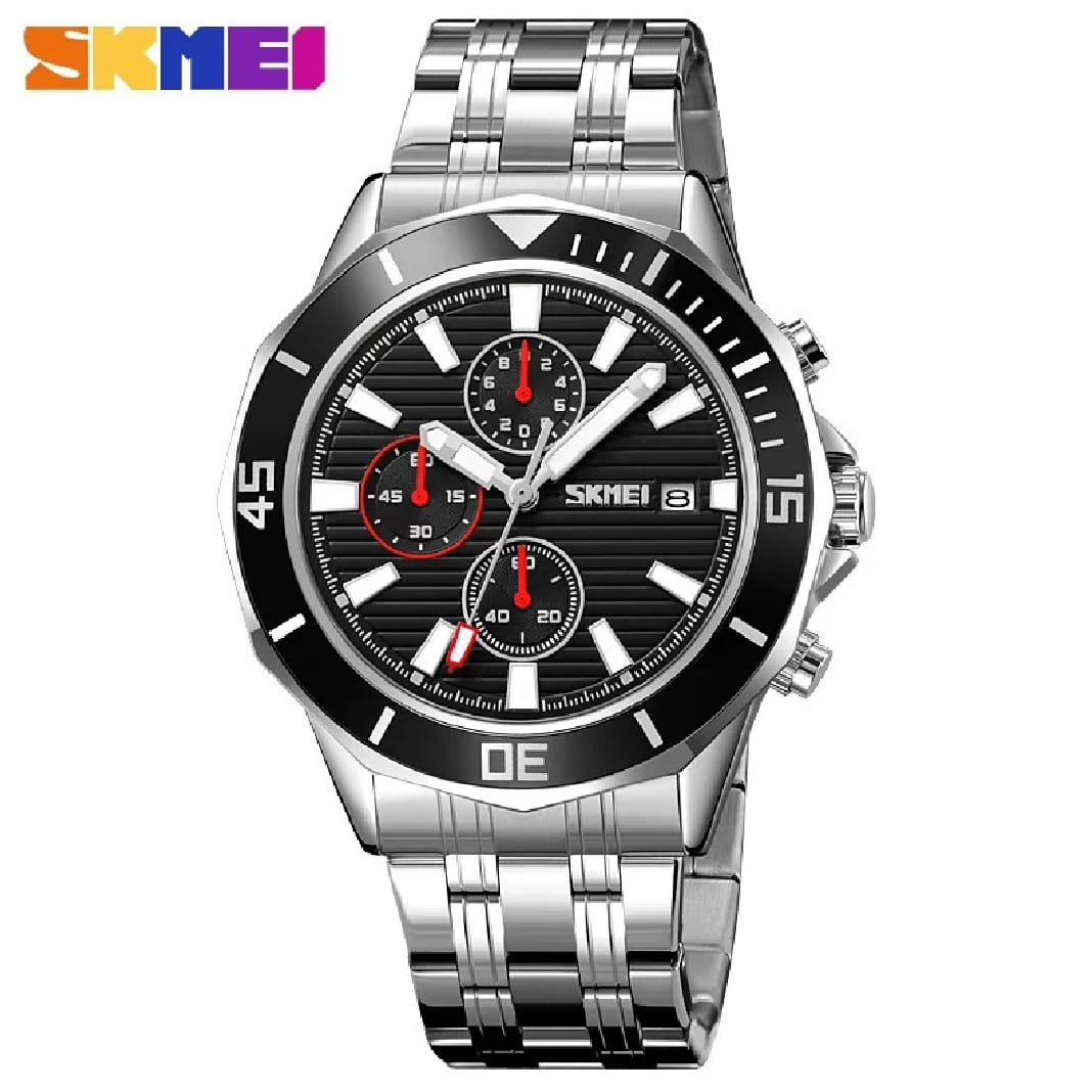 SKMIE Men's Three Eye Six Pin Watch