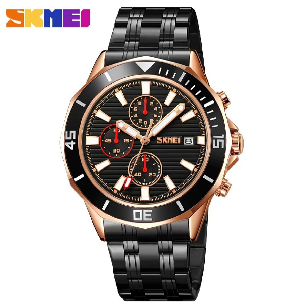 SKMIE Men's Three Eye Six Pin Watch