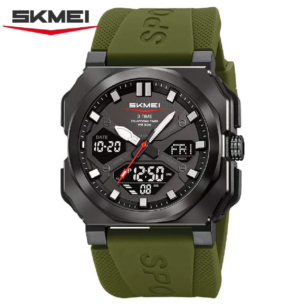 SKMIE Men's Three Time Watch