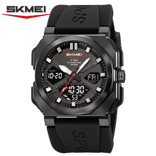 SKMIE Men's Three Time Watch